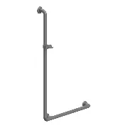 Zusätzliches Produktbild für Haltegriff mit Brausehalter Nylon Care 300 Winkelgriff 90°