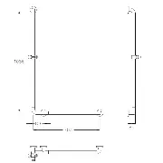 Zusätzliches Produktbild für Haltegriff mit Brausehalter Nylon Care 300 Winkelgriff 90°