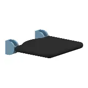 Zusätzliches Produktbild für Duschklappsitz Nylon Care 300 mit Polster 