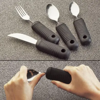 Produktbild Essbesteck Supergrip biegsam, 4er-Set