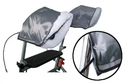 Produktbild Handschutz zum Rollator, schwarz
