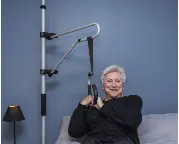 Zusätzliches Produktbild für Stützbügel mit Hängegriff+Riemen für Haltestange Gripo