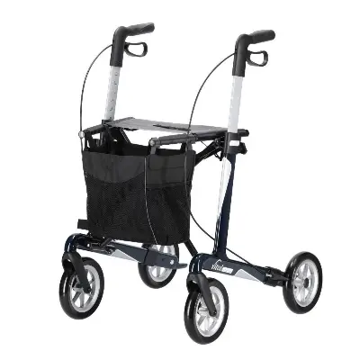 Leichtgewicht Rollator Vital Carbon Plus saphirblau Produktbild für Rollator Vital Carbon Plus