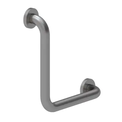 Produktdetails: Haltegriff Inox Care Winkelgriff 90° Satiniert Produktbild Haltegriff Inox Care Winkelgriff 90° Satiniert