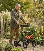 Zusätzliches Produktbild für Outdoor Rollator Driver Dunkelgrün L