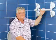 Zusätzliches Produktbild für Mobiler Teleskop-Haltegriff QuattroPlus mit Sicherheitsanzeige