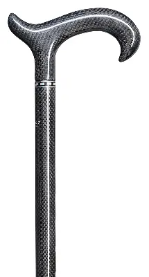 Produktbild Gehstock Exklusiv Carbon-Schlank-Derby schwarz