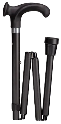 Produktbild Faltstock DeLuxe-Relax mit anatomischem Softtouch-Griff, schwarz