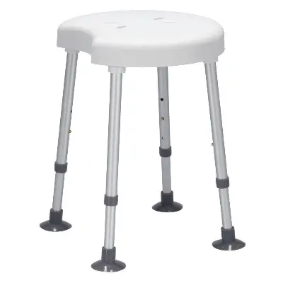 Produktbild Russka Duschhocker mit Hygieneausschnitt, höhenverstellbar