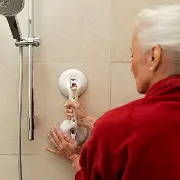 Roth Mobeli Mobiler 1-Handgriff mit Sicherheitsanzeige Zusätzliches Produktbild für Mobiler 1-Hand-Haltegriff mit Sicherheitsanzeige