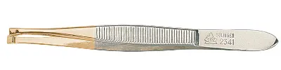 Produktbild Erbe Pinzette Goldspitze gerade 9 cm