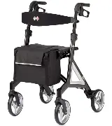 Rollator ALEVO aus Carbon mit TPE-Bereifung Zusätzliches Produktbild für Alevo Carbon Rollator
