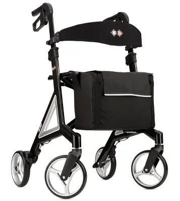 Rollator ALEVO aus Carbon mit TPE-Bereifung Produktbild für Alevo Carbon Rollator