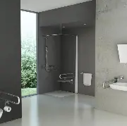 Zusätzliches Produktbild für Haltegriff ConceptPro Duschhandlauf inklusive Brausehalter