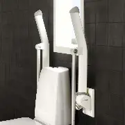 Zusätzliches Produktbild für Etac Rex Stützklappgriff optional mit Bodenstütze