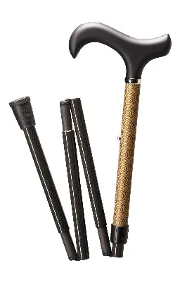 Produktbild Faltstock Carbon Reflekt Gold