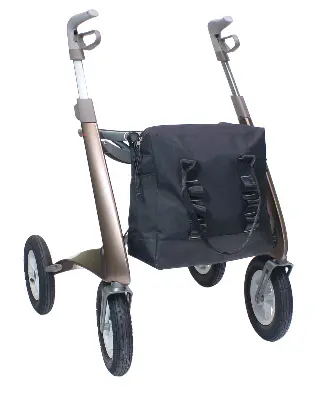 Produktbild für Acre Carbon Rollator Overland metallic-braun
