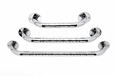 Produktbild für Haltegriff Edelstahl mit Fingergriff-Prägung