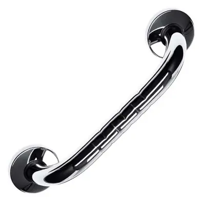 Produktbild für Haltegriff Edelstahl mit Fingergriff und Abdeckung