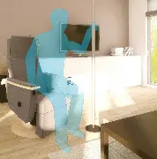 Zusätzliches Produktbild für Haltestange Gripo Boden-Decken-Stange