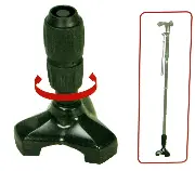 Zusätzliches Produktbild für Gehstockspitze mit Gelenk und Federung