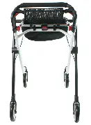 Zusätzliches Produktbild für Indoor-Rollator Pixel schwarz-weiß