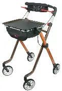 Zusätzliches Produktbild für Indoor-Rollator Pixel toffee-braun