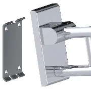 Zusätzliches Produktbild für Stützklappgriff Inox Care Satiniert / Hochglanzpoliert