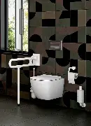 Zusätzliches Produktbild für Stützklappgriff mit Bodenstütze Nylon Care vario