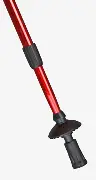 Zusätzliches Produktbild für 3-teiliger Wander- und Trekking- Gehstock mit Stabgriff, rot
