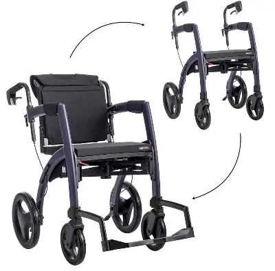 Produktbild Rollz Motion 2 - Rollator-Rollstuhl in einem