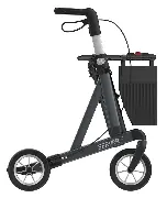 Leichtgewicht Rollator Server HD Komfort Softrad anthrazit Zusätzliches Produktbild für Leichtgewicht Rollator Server HD Komfort