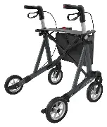 Leichtgewicht Rollator Server HD Komfort Softrad anthrazit Zusätzliches Produktbild für Leichtgewicht Rollator Server HD Komfort