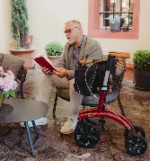 Zusätzliches Produktbild für Outdoor Rollator Saljol Allround extrabreit