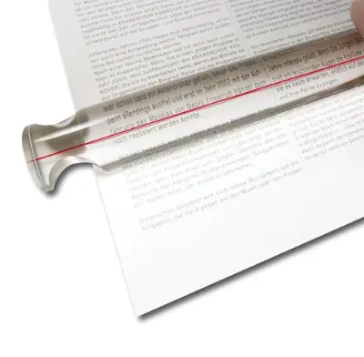 Produktbild Schweizer Lesestab mit Führungslinie