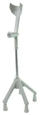 Produktbild für Vierfuß-Unterarmgehstütze Quadro lichtgrau