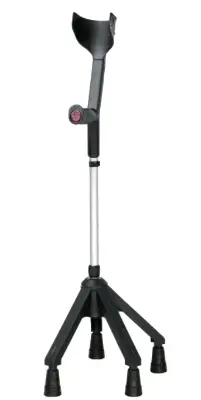 Produktbild Vierfuß-Unterarmgehstütze Quadro schwarz