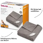 Zusätzliches Produktbild für Beurer XXL Wärmezudecke HD 75 Cosy Taupe
