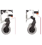 Zusätzliches Produktbild für Leichtgewicht-Faltrollstuhl Caneo E