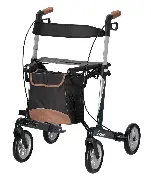 Russka Rollator Vital Carbon Plus 62 smaragdgrün mit Korkgriffen sowie inklusive Rückengurt, Stockhalter und Tasche Zusätzliches Produktbild für Rollator Vital Carbon Plus
