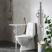 Zusätzliches Produktbild für Etac OptimaL Wandklappgriff mit Bodenstütze