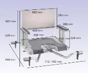 Badewannendrehsitz Aquatec Sorrento Zusätzliches Produktbild für Badewannendrehsitz Aquatec Sorrento