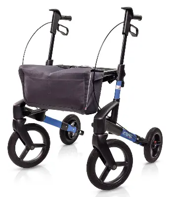 Produktbild für Outdoor Rollator Topro Olympos ATR Black Series M Ozeanblau