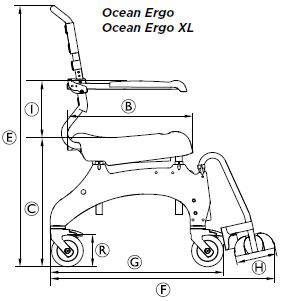 technische Zeichnung Ocean Ergo