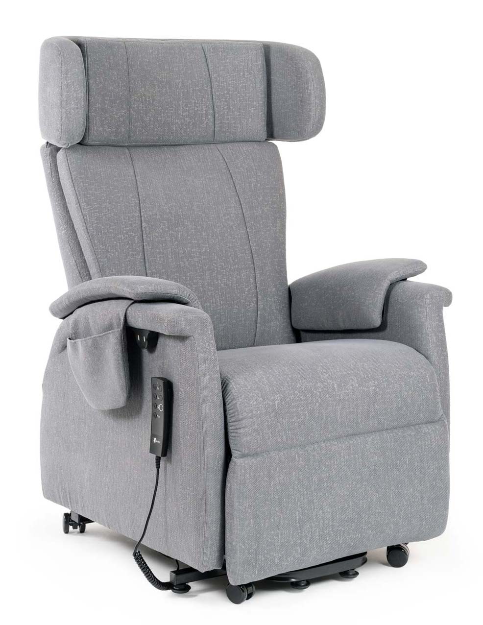 Saljol Ruhe und Aufstehsessel 2 platingrau fest 2